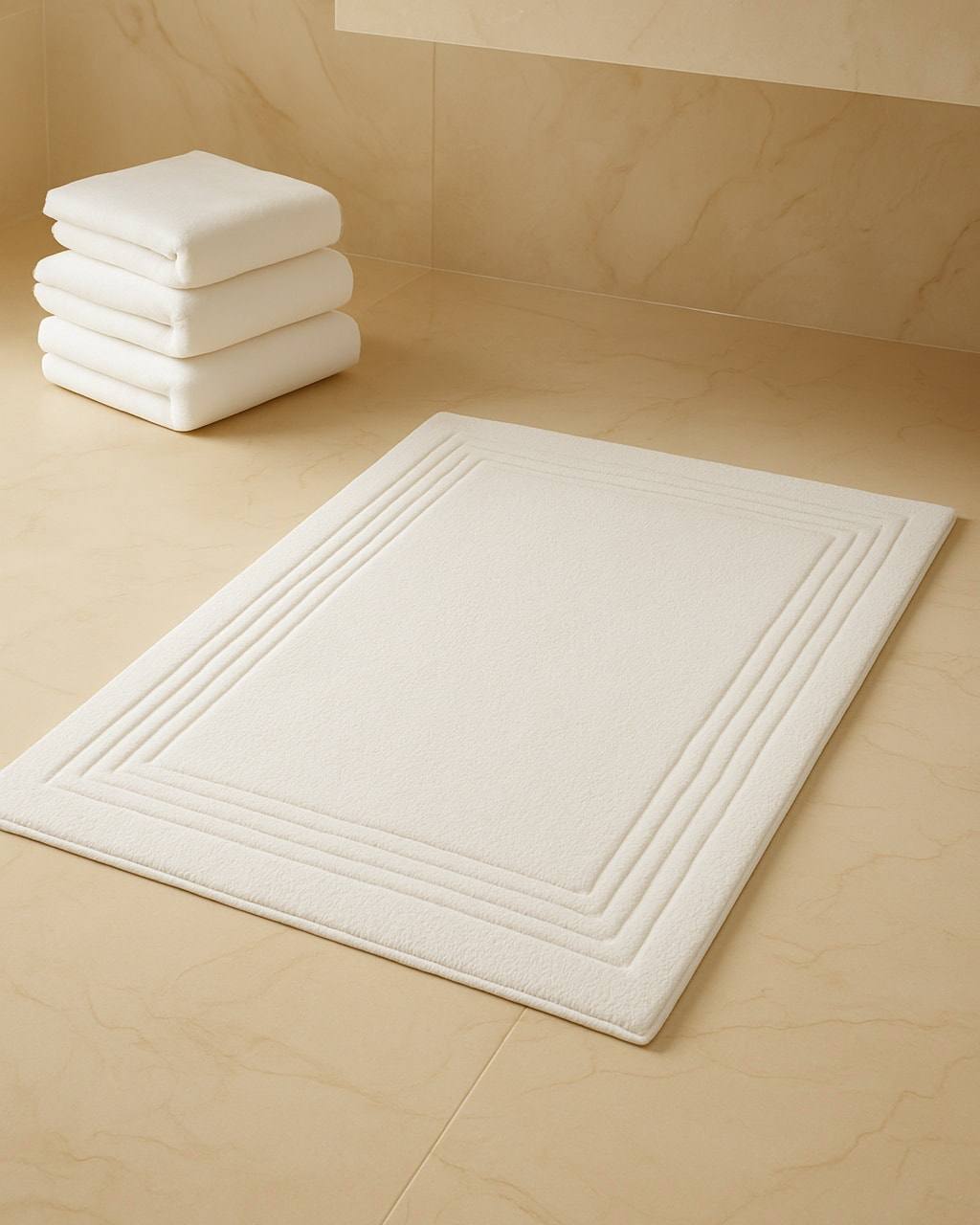 Tapi de bain luxe